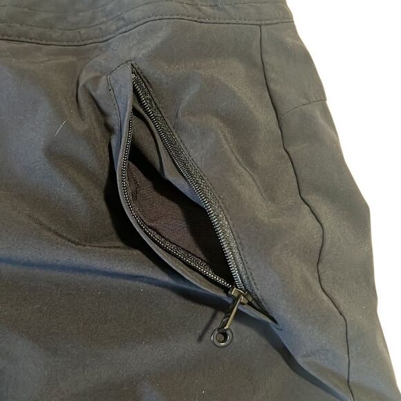 Athleta Navy Blue Hudson Snap Closure Drawstring Boardshorts Size 16 - Picture 4 of 11